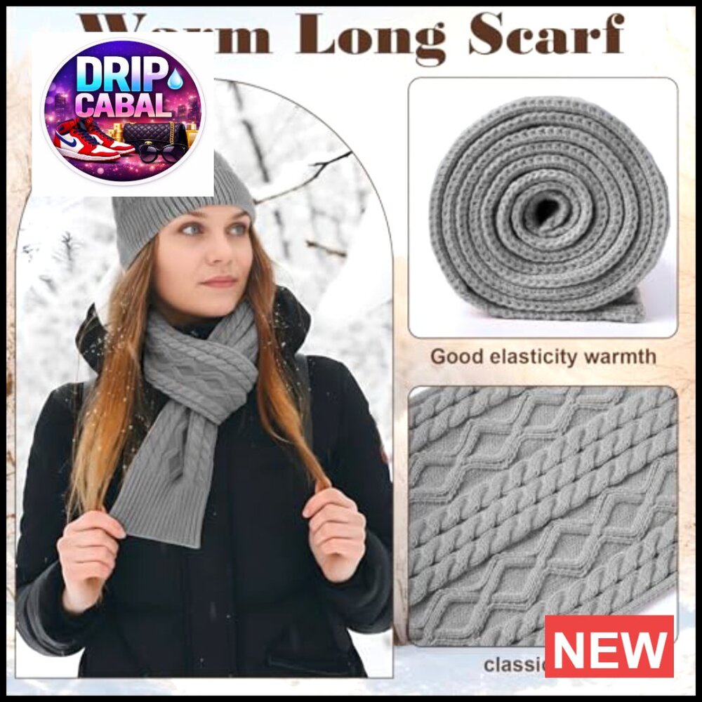 Winter Accessory Set Touchscreen Gloves Scarf Hat… - image 6